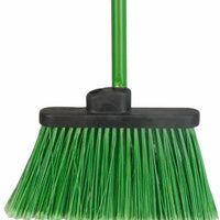 (CB-0340) Small Green Lobby Broom, Soft Bristle