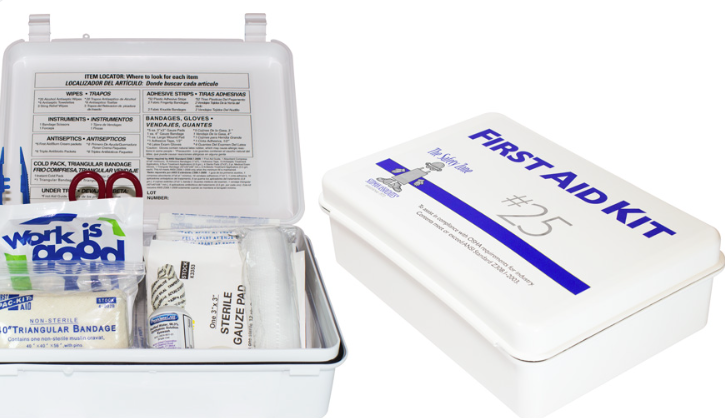 (CV-0120) (XXV)Deluxe First Aid Kit, 25 Person.