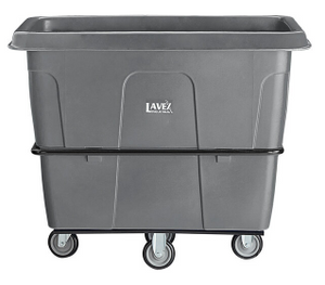 (CE-0440) Industrial 16 Cubic Foot Gray Cube Truck (1,000 lb. Capacity)