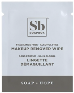 (PH-5020) Soapbox Makeup Remover Wipes; 500 Per Case