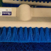 (CB-0610) Bi-Level Scrub Brush, Blue Polypropylene Bristles