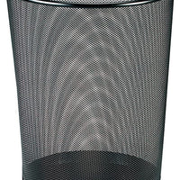 (CE-0150) 9 Gallon Black Round Mesh Wastebasket, Mesh design