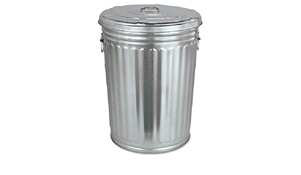 (CE-0870) Pre-Galvanized Trash Can With Lid, Round, Steel, 20gal, (CALL FOR PRICE)