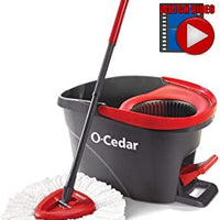 (CE-07XX) Mop O-Cedar Easy wring Microfiber Spin Mop & Bucket Floor Cleaning System