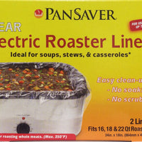 (PA-9057) Electric Roaster Liner (FOIL), 2 Per Pack, Fits 16,18- and 22-quart roasters. PA-9057