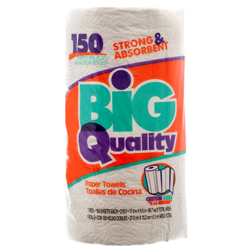 (PR-5080) Big Quality Kitchen Towel, 2 Ply, Select A Size 11 x 4.5