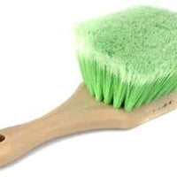 (CB-0500) Utility Scrub Brush, Green Flagged Poly, Short Handle