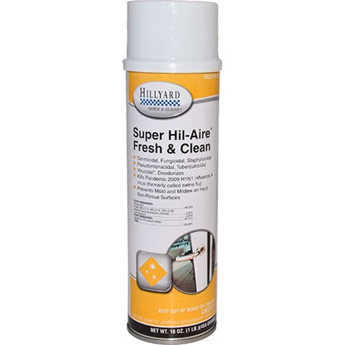 (LA-0030) Super Hil-Aire, Fresh & Clean, 16 oz. Can Disinfectant