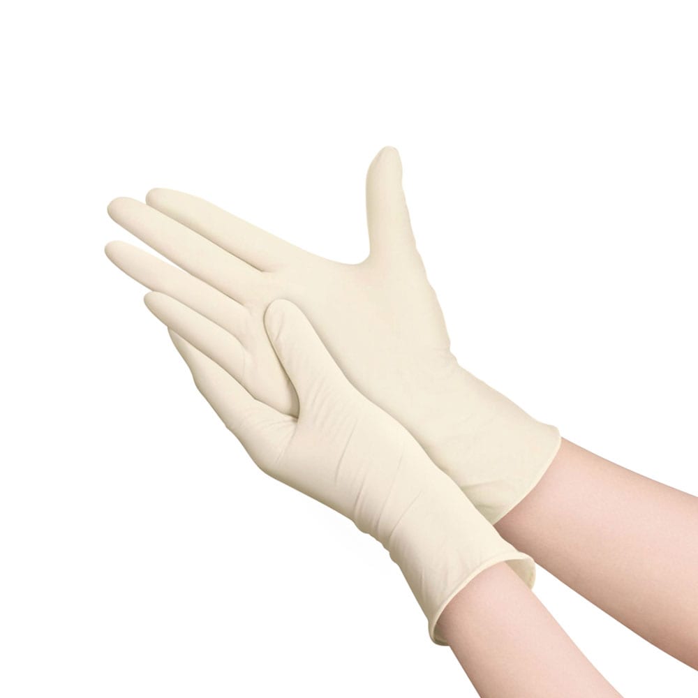 (CG-00XX) Food Service Latex Glove, 100 per Box